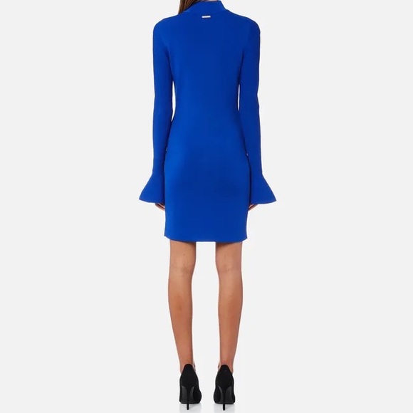 NWOT, MICHAEL Michael Kors Mockneck Bell-Sleeve Dress - Picture 2 of 10